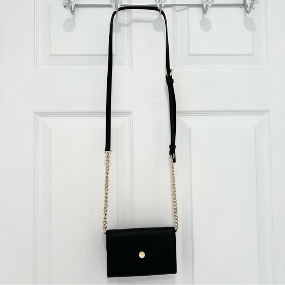 MICHAEL KORS - JET SET TRAVEL CHAIN WALLET CROSSBODY - BLACK - Picture 7 of 7